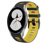 For Samsung Galaxy Watch 4 40mm / Black+Yellow