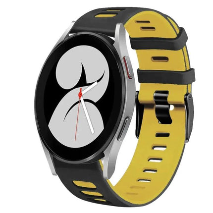20mm Two-Color Silicone Band For Galaxy Watch4 40mm