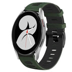 For Samsung Galaxy Watch 4 40mm / Amygreen+Black