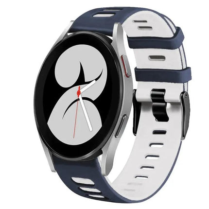 20mm Two-Color Silicone Band For Galaxy Watch4 40mm