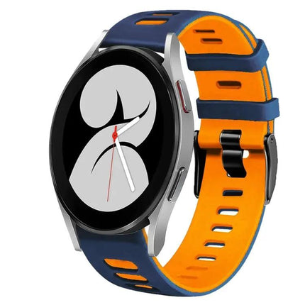 20mm Two-Color Silicone Band For Galaxy Watch4 40mm
