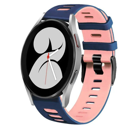 20mm Two-Color Silicone Band For Galaxy Watch4 40mm