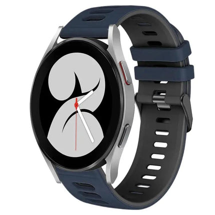 20mm Two-Color Silicone Band For Galaxy Watch4 40mm