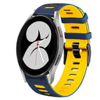 For Samsung Galaxy Watch 4 40mm / Midnight Blue+Yellow