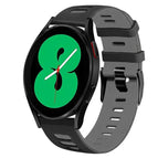For Samsung Galaxy Watch 4 44mm / Black+Grey