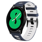 For Samsung Galaxy Watch 4 44mm / Midnight Blue+White