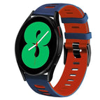 For Samsung Galaxy Watch 4 44mm / Midnight Blue+Red