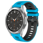 For Samsung Galaxy Watch 4 Classic 46mm / Skyblue+Black