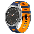 For Samsung Galaxy Watch 4 Classic 46mm / Midnight Blue+Orange