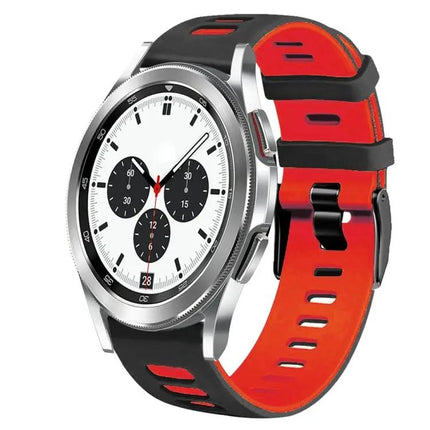 20mm Two-Tone Silicone Watch Band For Galaxy Watch 4 42mm