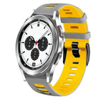 For Samsung Galaxy Watch 4 Classic 42mm / Grey+Yellow