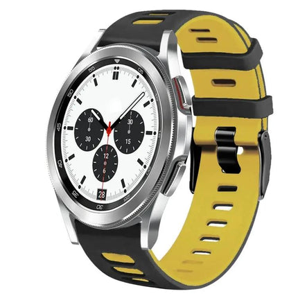 20mm Two-Tone Silicone Watch Band For Galaxy Watch 4 42mm