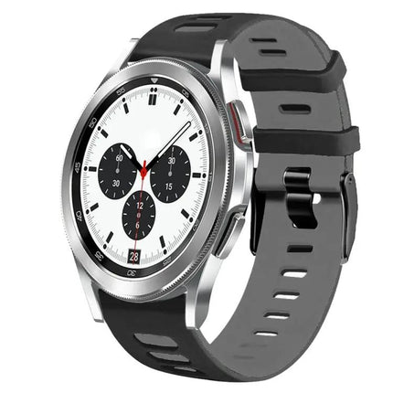 20mm Two-Tone Silicone Watch Band For Galaxy Watch 4 42mm