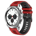 For Samsung Galaxy Watch 4 Classic 42mm / Red+Black