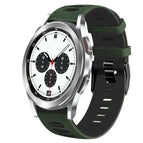 For Samsung Galaxy Watch 4 Classic 42mm / Amygreen+Black