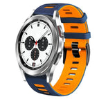 For Samsung Galaxy Watch 4 Classic 42mm / Midnight Blue+Orange