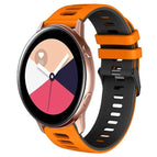For Samsung Galaxy Watch Active 2 / Orange+Black