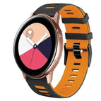 For Samsung Galaxy Watch Active 2 / Black+Orange