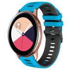 For Samsung Galaxy Watch Active 2 / Skyblue+Black