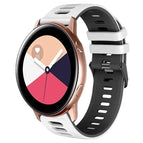 For Samsung Galaxy Watch Active 2 / White+Black