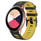 For Samsung Galaxy Watch Active 2 / Black+Yellow