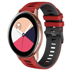 For Samsung Galaxy Watch Active 2 / Red+Black