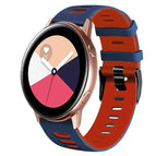 For Samsung Galaxy Watch Active 2 / Midnight Blue+Red