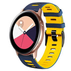 For Samsung Galaxy Watch Active 2 / Midnight Blue+Yellow