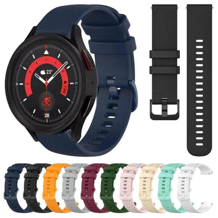 20mm Silicone Watch Band For Samsung Galaxy Watch5 40/44mm