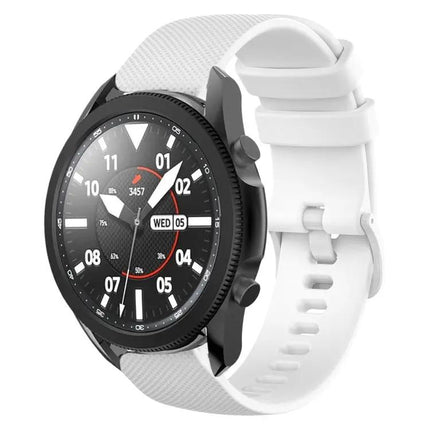 20mm Plaid Silicone Band For Samsung Galaxy Watch5/Watch4
