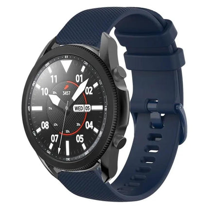 20mm Plaid Silicone Band For Samsung Galaxy Watch5/Watch4