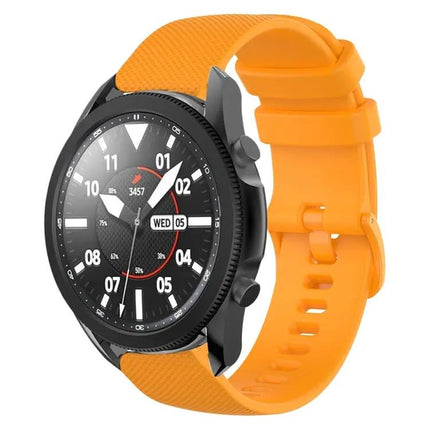 20mm Plaid Silicone Band For Samsung Galaxy Watch5/Watch4