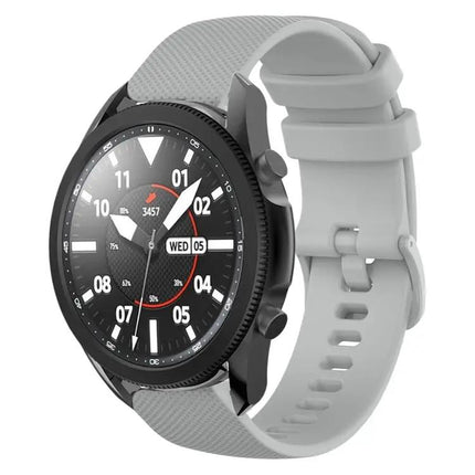 20mm Plaid Silicone Band For Samsung Galaxy Watch5/Watch4