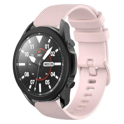 20mm Plaid Silicone Band For Samsung Galaxy Watch5/Watch4