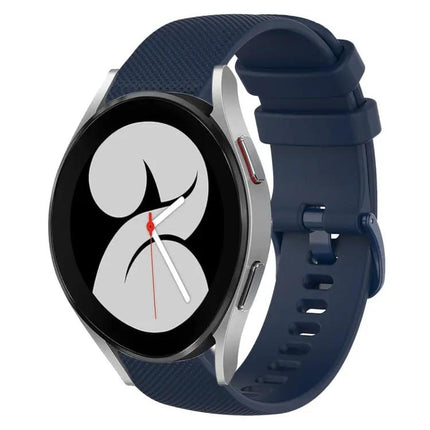20mm Plaid Silicone Band For Samsung Galaxy Watch5/Watch4
