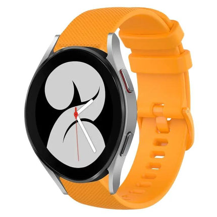 20mm Plaid Silicone Band For Samsung Galaxy Watch5/Watch4