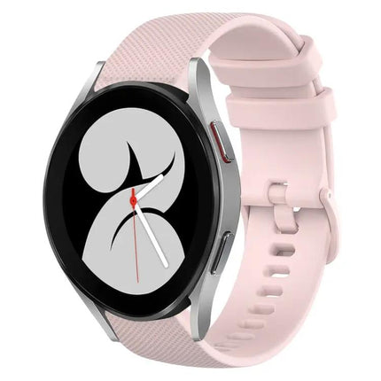 20mm Plaid Silicone Band For Samsung Galaxy Watch5/Watch4