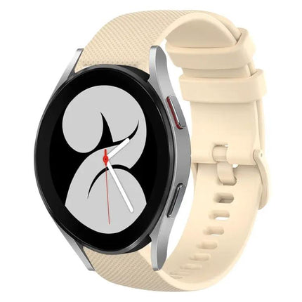 20mm Plaid Silicone Band For Samsung Galaxy Watch5/Watch4