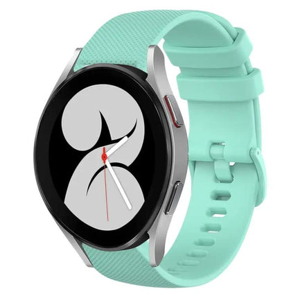 20mm Plaid Silicone Band For Samsung Galaxy Watch5/Watch4