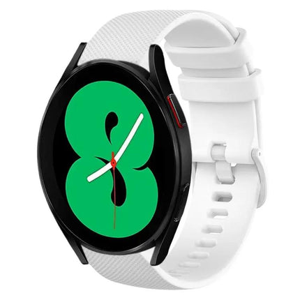 20mm Silicone Watch Band For Galaxy Watch4 44mm 46mm