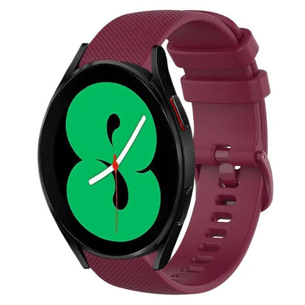 20mm Silicone Watch Band For Galaxy Watch4 44mm 46mm