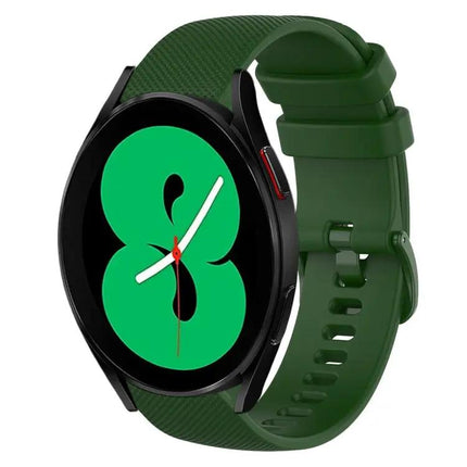 20mm Silicone Watch Band For Galaxy Watch4 44mm 46mm