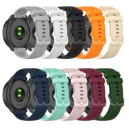 20mm Silicone Watch Band For Galaxy Watch4 44mm 46mm