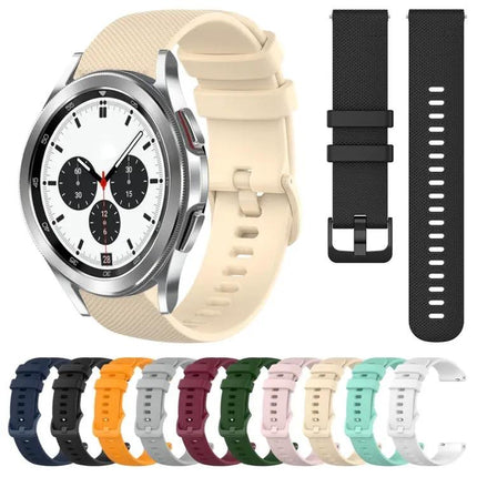 20mm Silicone Watch Band For Galaxy Watch4 Classic