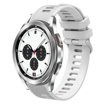 20mm Twill Silicone Watch Band For Samsung Galaxy Watch 42mm