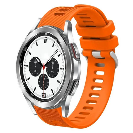 20mm Twill Silicone Watch Band For Samsung Galaxy Watch 42mm