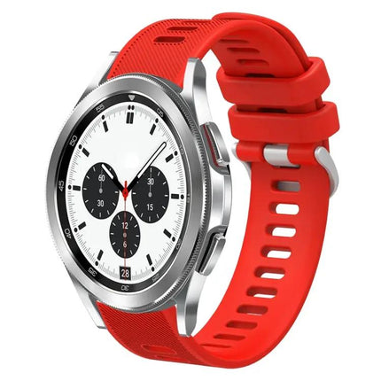 20mm Twill Silicone Watch Band For Samsung Galaxy Watch 42mm