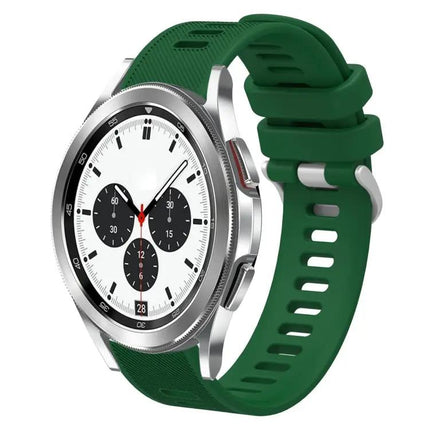 20mm Twill Silicone Watch Band For Samsung Galaxy Watch 42mm