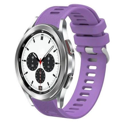 20mm Twill Silicone Watch Band For Samsung Galaxy Watch 42mm