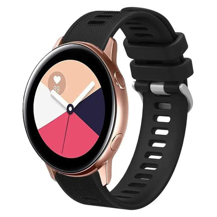 20mm Twill Silicone Watch Band For Samsung Galaxy Watch 42mm